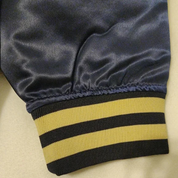 Primitive Men's Navy and Gold Varsity Jacket